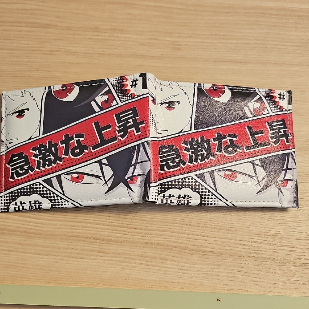 Source Unknown Anime Graphic Key & Card Holder - Black, Red, White
